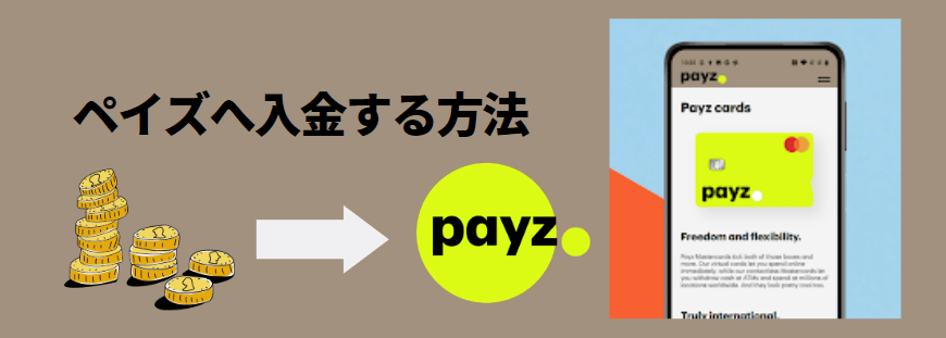 ペイズ（Payz）の入金方法